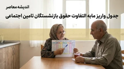 جدول واریز مابه‌التفاوت حقوق بازنشستگان تأمین اجتماعی؛ معوقات ۸۲ همتی در انتظار تأمین منابع