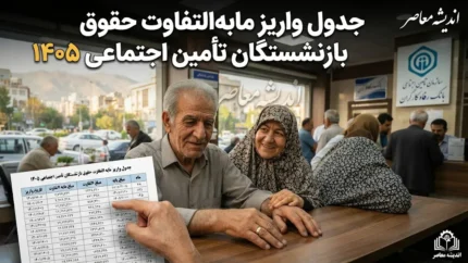 جدول واریز مابه التفاوت حقوق بازنشستگان تامین اجتماعی ۱۴۰۵؛ آخرین اخبار از زمان پرداخت معوقات