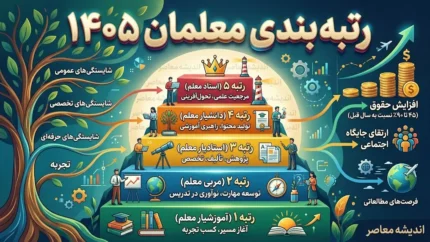 آخرین وضعیت طرح رتبه‌بندی معلمان در سال ۱۴۰۵؛ از صدور احکام تا پرداخت معوقات