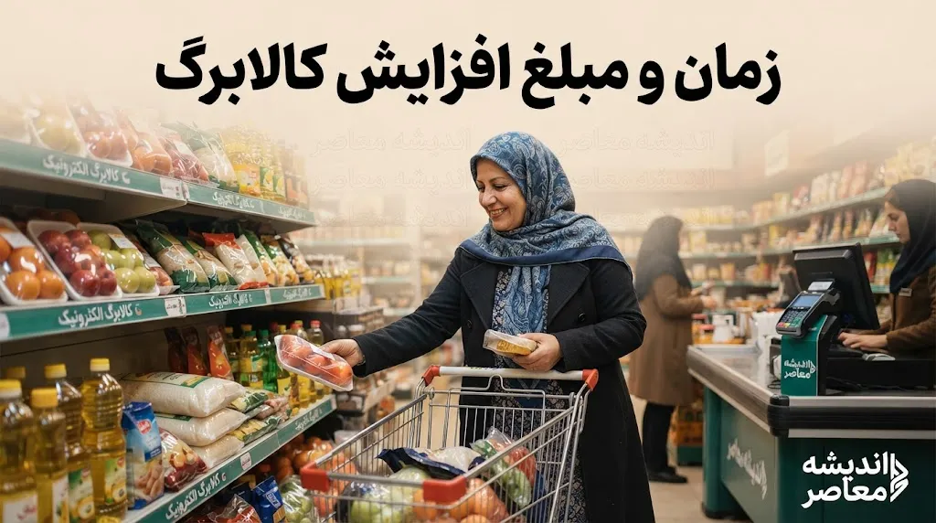 زمان و مبلغ افزایش کالابرگ ۱۴۰۵ مشخص شد؟ | آخرین خبر از افزایش اعتبار کالابرگ و رقم جدید حمایت معیشتی خانوارها
