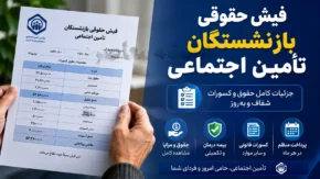 دانلود فیش حقوقی بازنشستگان تامین اجتماعی با یک کلیک | دریافت فیش حقوقی بازنشستگان تامین اجتماعی با کد ملی | راهنمای سریع مشاهده فیش حقوقی