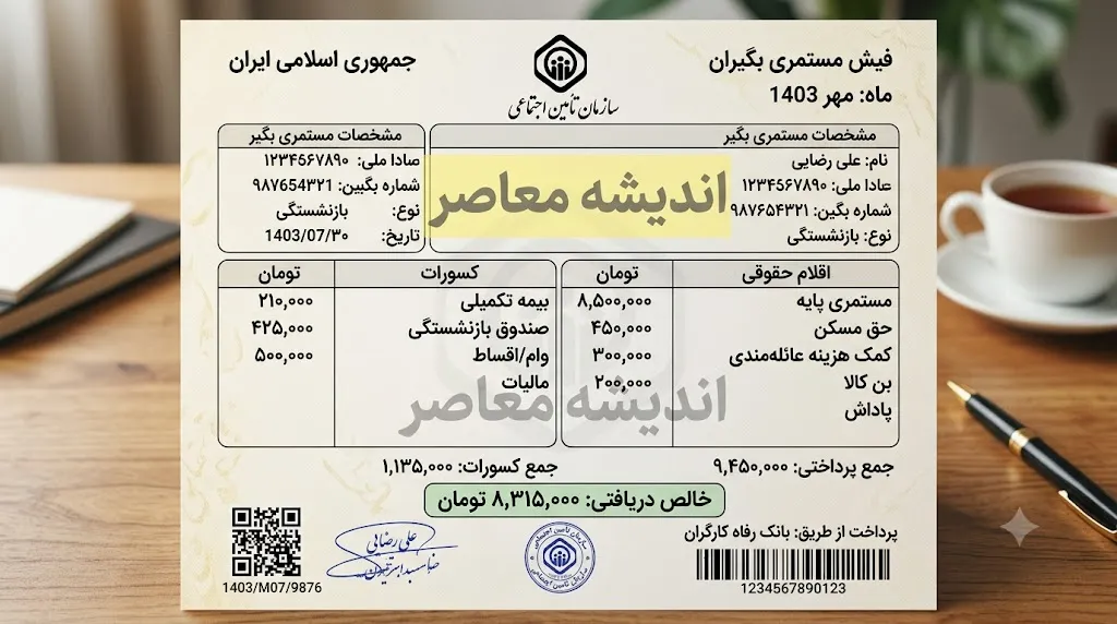 فیش حقوقی بازنشستگان تامین اجتماعی؛ نحوه دریافت فیش حقوقی و مشاهده حکم حقوقی در سامانه تامین اجتماعی
