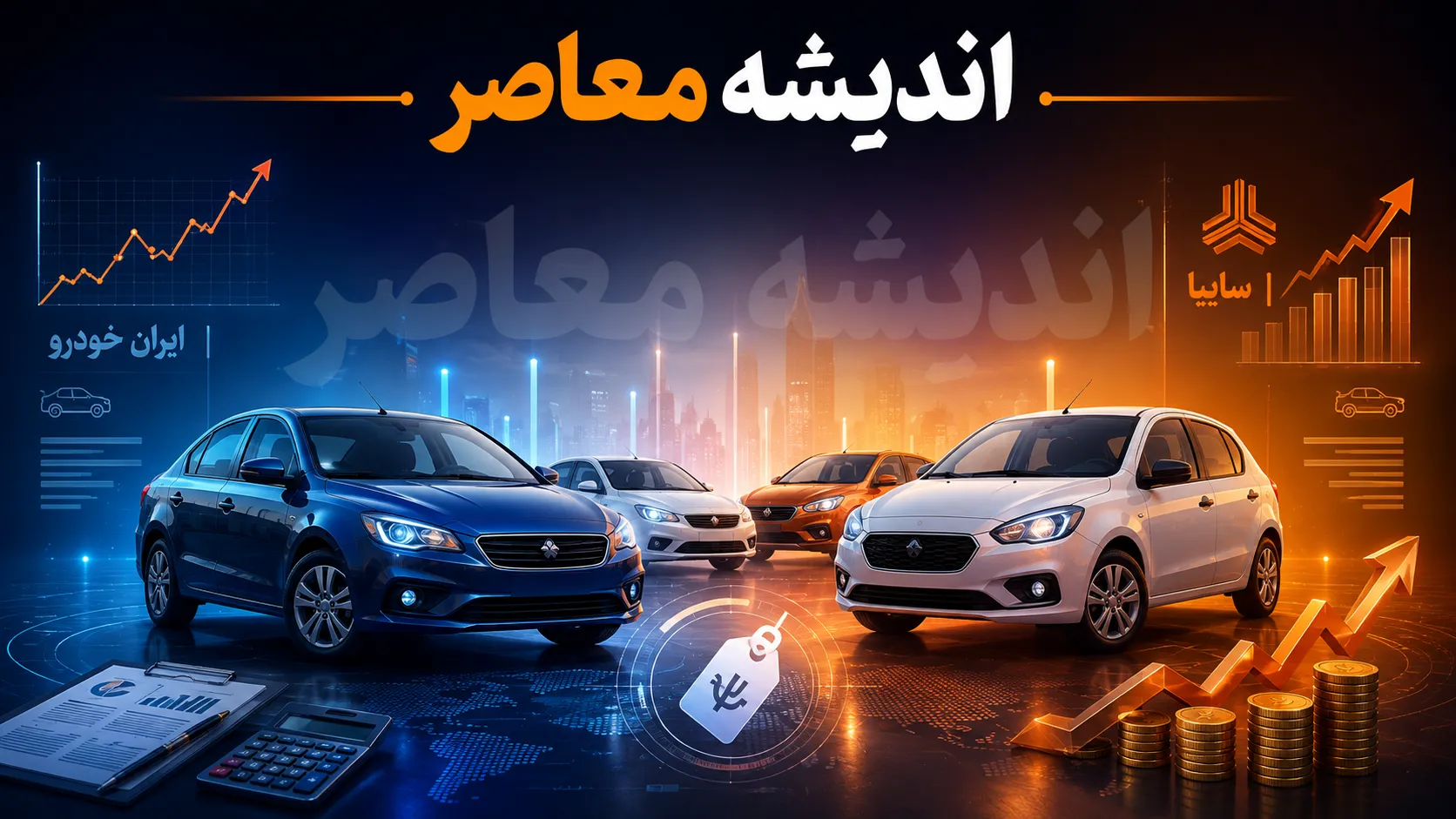 قیمت خودرو ایران خودرو و سایپا امروز چهارشنبه ۱۴ مرداد ۱۴۰۵؛ آخرین نرخ محصولات داخلی در بازار