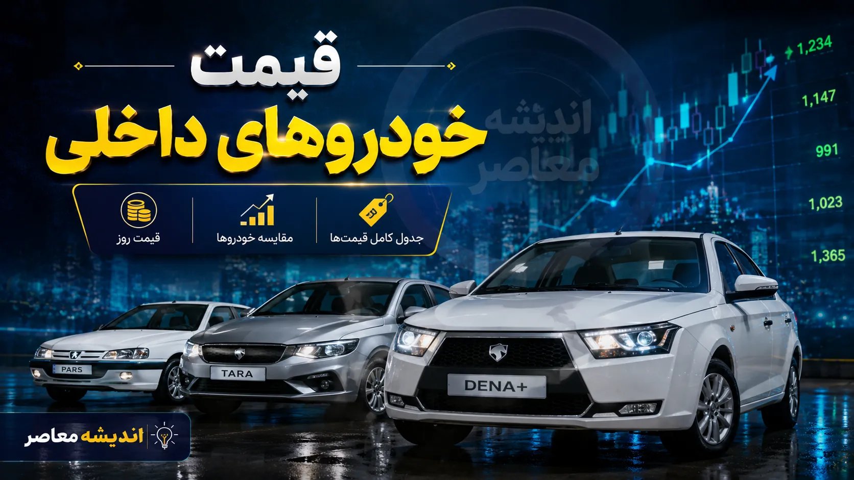 قیمت خودروهای داخلی امروز دوشنبه ۱۹ مرداد ۱۴۰۵ | جدول قیمت ایران خودرو و سایپا