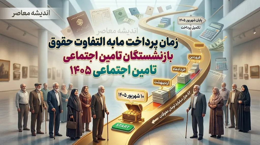 مابه التفاوت حقوق بازنشستگان تامین اجتماعی کی پرداخت میشود؟ | خبر مهم از زمان واریز معوقات فروردین و اردیبهشت ۱۴۰۵