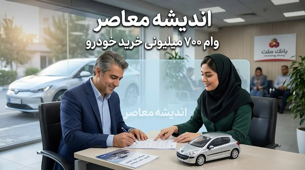وام ۷۰۰ میلیونی خرید خودرو ۱۴۰۵ | شرایط دریافت، مبلغ قسط و جزئیات تسهیلات خودرو