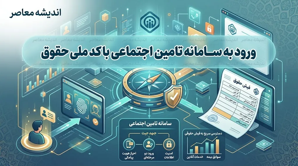 لینک دریافت فیش حقوقی بازنشستگان با کد ملی | ورود مستقیم به سامانه تامین اجتماعی و دانلود فیش ۱۴۰۵