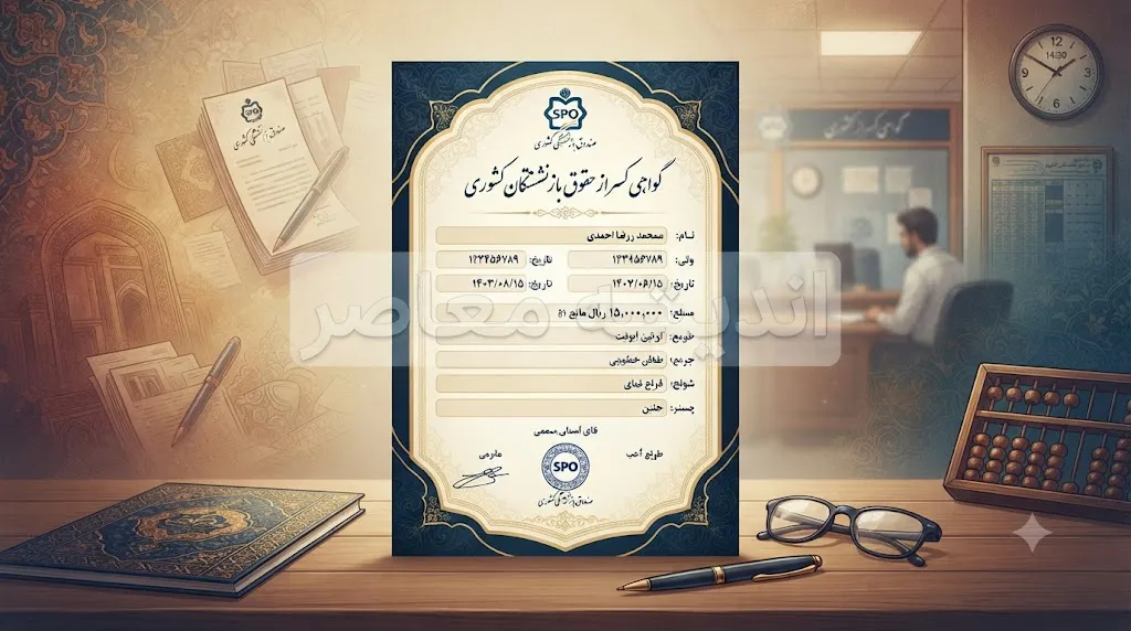 دانلود سریع گواهی کسر از حقوق بازنشستگان کشوری | آموزش دریافت آنلاین گواهی کسر از حقوق | لینک ورود به سامانه خدمات بازنشستگان