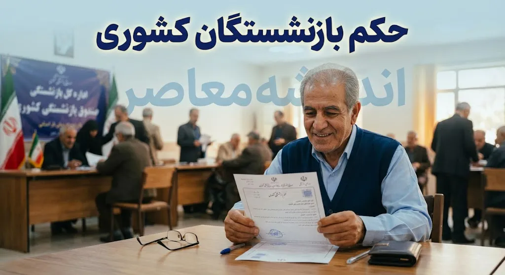لینک دانلود حکم حقوقی بازنشستگان کشوری