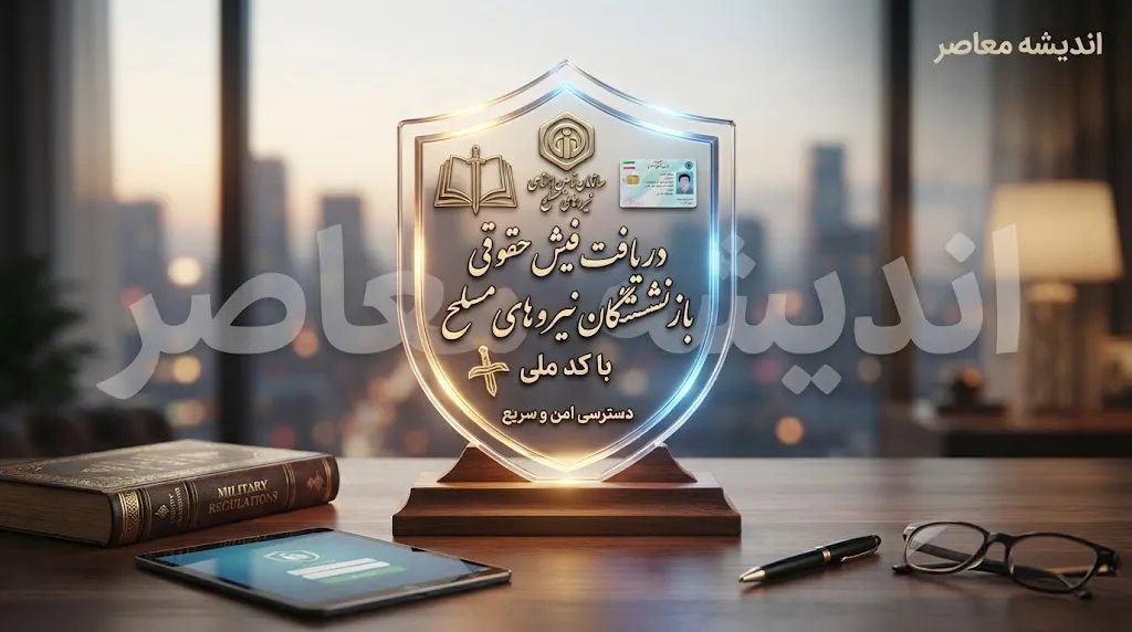 لینک دریافت فیش حقوقی بازنشستگان نیروهای مسلح