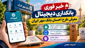 خبر فوری بانکداری دیجیتال | معرفی طرح احسان بانک مهر ایران؛ تسهیلات گروهی دیجیتال تا سقف ۱۰۰ میلیون تومان / تشکیل صندوق