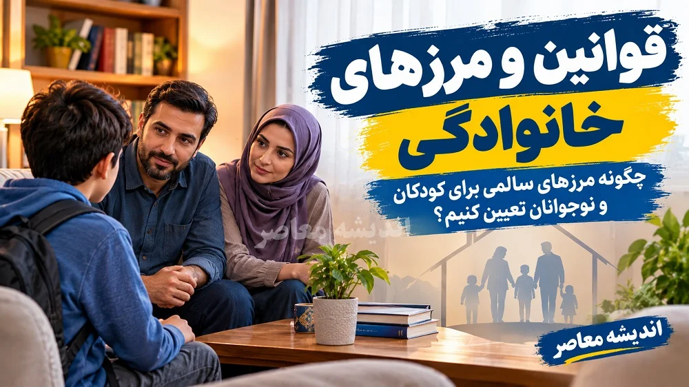 قوانین و مرزهای خانوادگی: چگونه مرزهای سالمی برای کودکان و نوجوانان تعیین کنیم؟