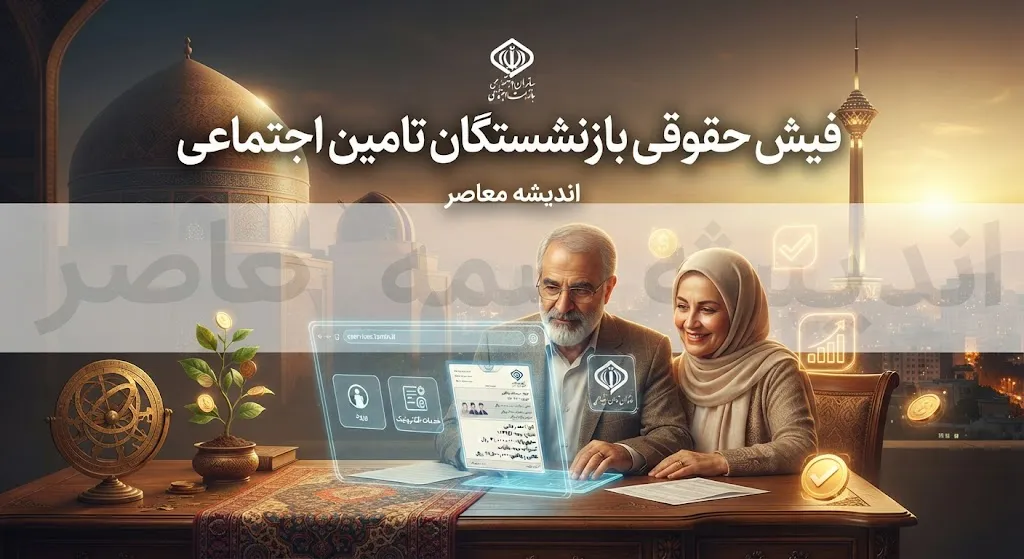 دریافت فیش حقوقی بازنشستگان تأمین اجتماعی