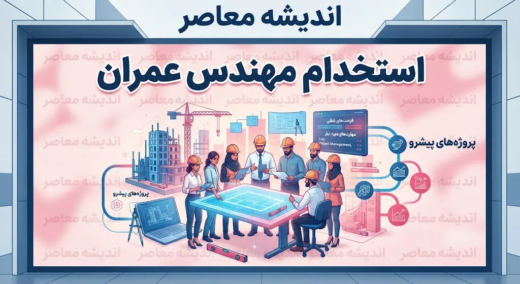 استخدام مهندس عمران ۱۴۰۵ | شرایط استخدام، حقوق، مدارک و جدیدترین فرصت های شغلی