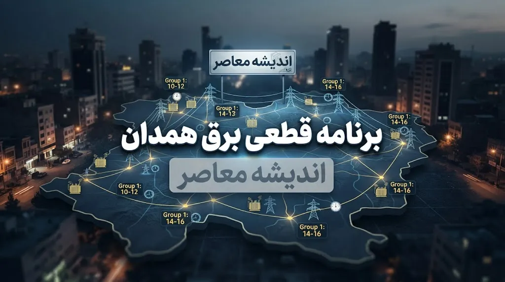 برنامه قطعی برق همدان چهارشنبه ۱۸ شهریور ۱۴۰۵؛ جدول خاموشی برق همدان و نحوه استعلام ساعت قطع برق
