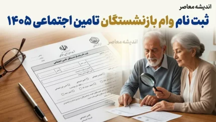 ثبت نام وام بازنشستگان تامین اجتماعی ۱۴۰۵ / ثبت نام وام ۶۰ میلیونی بازنشستگان تامین اجتماعی / وام بازنشستگان تامین اجتماعی ۱۴۰۵ / شرایط وام بازنشستگان تامین اجتماعی / سامانه ثبت نام وام بازنشستگان تامین اجتماعی