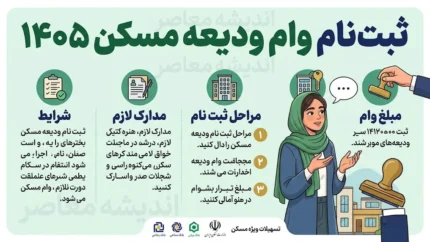 ثبت نام وام ودیعه مسکن ۱۴۰۵ آغاز شد؟ | لینک مستقیم سامانه، مبلغ وام مستاجران، شرایط دریافت و راهنمای ثبت نام