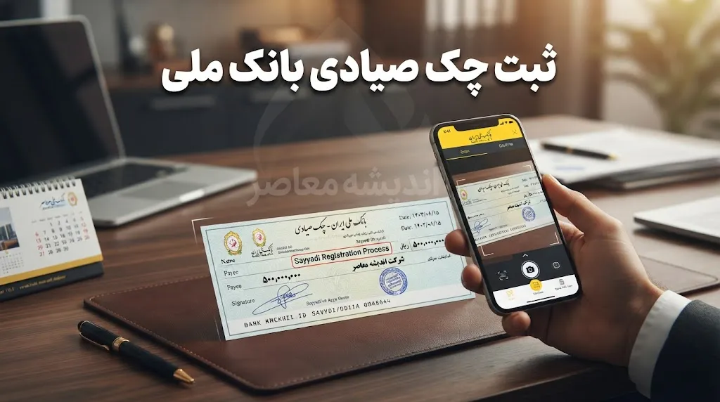 ثبت چک صیادی بانک ملی ۱۴۰۵؛ آموزش کامل ثبت چک در سامانه sayad.bmi.ir و بام