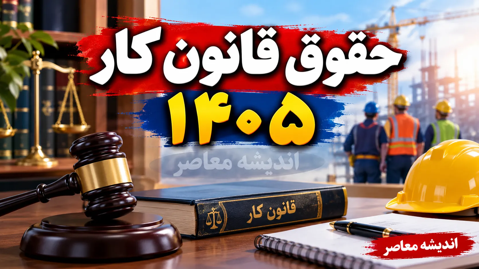 حقوق قانون کار ۱۴۰۵ | جدول کامل حقوق، حداقل دستمزد، حق مسکن، بن کارگری و پایه سنوات