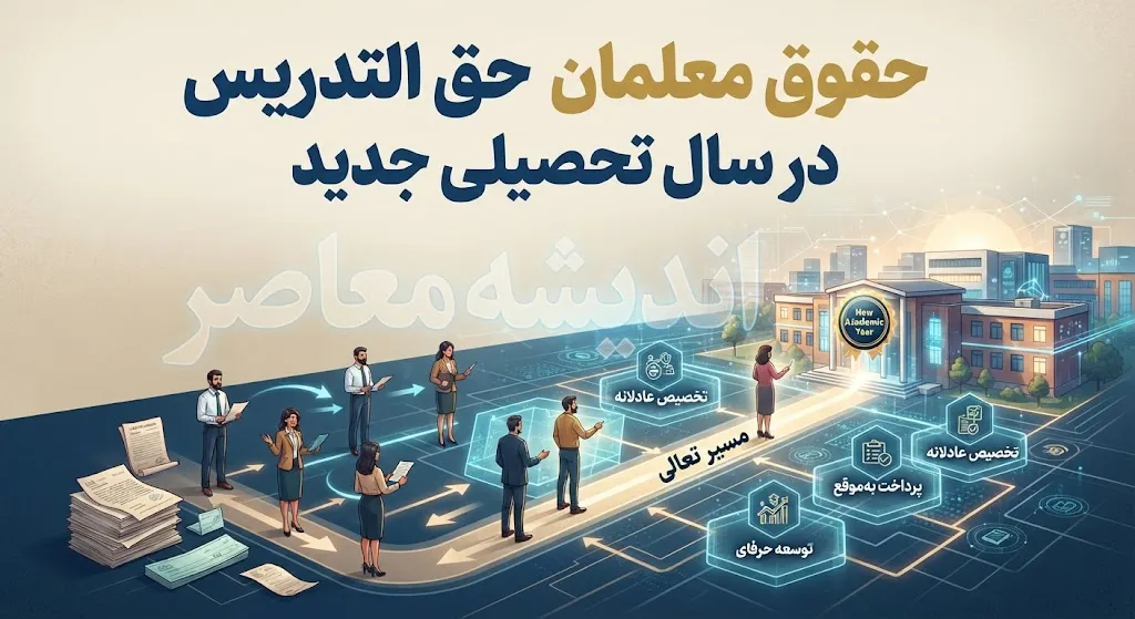 افزایش حقوق معلمان حق التدریس ۱۴۰۵؛ حق التدریس دو برابر شد | مبلغ هر ساعت چقدر است؟