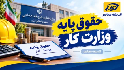 حقوق پایه وزارت کار ۱۴۰۵ اعلام شد؛ حداقل مزد روزانه ۵۵۴ هزار و ۱۸۵ تومان