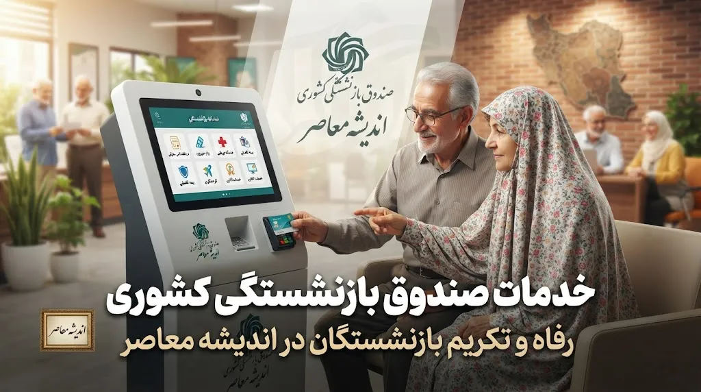همه خدمات صندوق بازنشستگی کشوری برای بازنشستگان ۱۴۰۵؛ فیش حقوقی، حکم، وام، بیمه و خدمات غیرحضوری