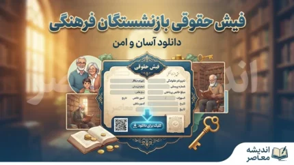 فیش حقوقی بازنشستگان فرهنگی ۱۴۰۵ | نحوه مشاهده فیش حقوقی بازنشستگان کشوری