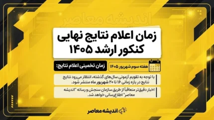 زمان اعلام نتایج نهایی کنکور ارشد ۱۴۰۵؛ نتایج کارشناسی ارشد کی اعلام می شود؟ جزئیات آخرین وضعیت اعلام نتایج