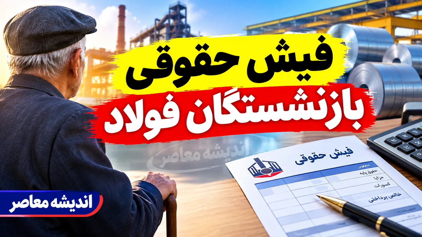 فیش حقوقی بازنشستگان فولاد ۱۴۰۵؛ راهنمای ورود به سامانه و دریافت فیش حقوقی
