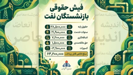 فیش حقوقی بازنشستگان نفت در سامانه سما sama.oipf.ir؛ راهنمای ورود و مشاهده فیش حقوقی ۱۴۰۵
