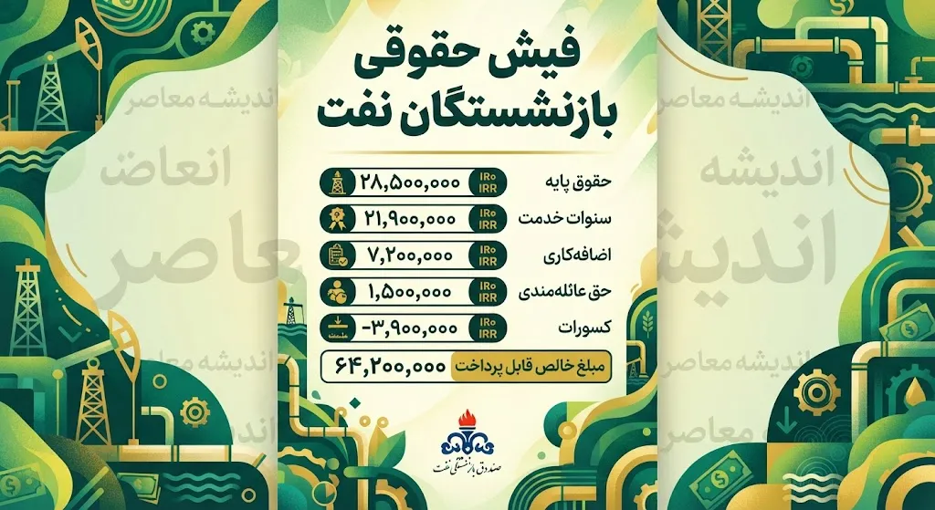 فیش حقوقی بازنشستگان نفت در سامانه سما sama.oipf.ir؛ راهنمای ورود و مشاهده فیش حقوقی ۱۴۰۵