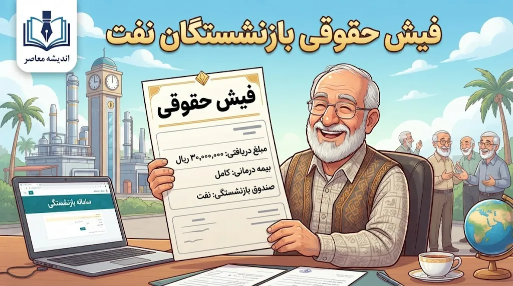 sama.oipf.ir فیش حقوقی بازنشستگان نفت سما؛ راهنمای کامل ورود به سامانه سما و دریافت فیش حقوقی