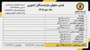 مشاهده فیش حقوقی بازنشستگان کشوری ۱۴۰۵؛ راهنمای ورود به سامانه و دریافت فیش حقوقی
