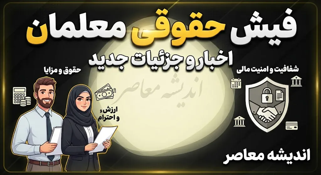 دانلود فیش حقوقی معلمان ۱۴۰۵ | دریافت فیش حقوقی فرهنگیان با کد ملی از سامانه مای مدیو