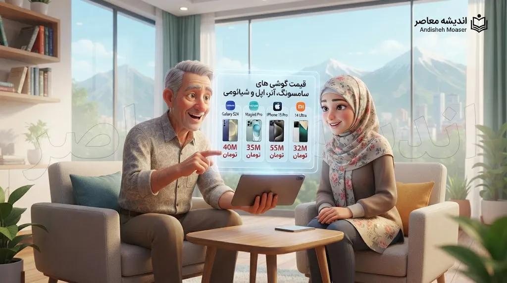 جدول قیمت گوشی‌های سامسونگ امروز ۱۷ مهر ۱۴۰۵