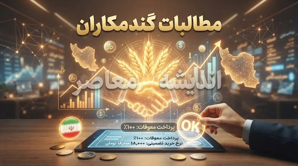 آخرین خبر از مطالبات گندمکاران در ۳۱ شهریور ۱۴۰۵؛ واریز ۵۵ همت انجام شد، ۱۰۰ همت دیگر در راه است