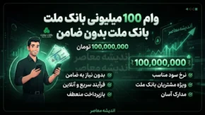وام ۱۰۰ میلیونی بانک ملت بدون ضامن؛ شرایط دریافت، معدل حساب و نحوه ثبت درخواست