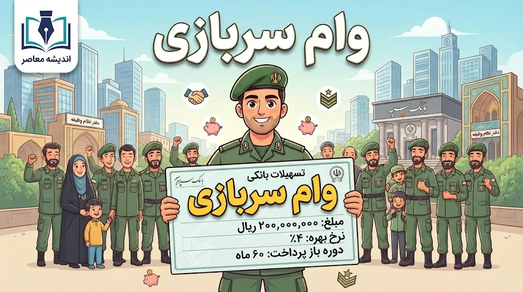 ثبت نام وام سربازی ۱۴۰۵ | شرایط دریافت وام سربازان ماهر، مبلغ تسهیلات و سامانه سماسو