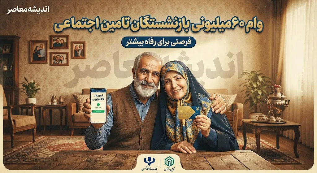 وام ۶۰ میلیونی بازنشستگان تامین اجتماعی ۱۴۰۵؛ شرایط ثبت نام، اقساط و زمان واریز