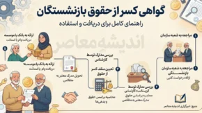 گواهی کسر از حقوق بازنشستگان ۱۴۰۵ | نحوه دریافت و شرایط صدور گواهی
